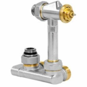 Jaga set 101 Crossflow 90º MA knop COLO.HBCW.MA.4616 KS-VPE/ALU 16mm knelkoppeling wand aansluiting