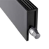 Jaga mini wandmodel 8 cm hoog x 120 cm lang en type 09 met 510 Watt in het wit_