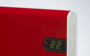 Adax Neo Basic 37cm hoog x 59cm breed in het rood met 600Watt elektrische radiator_